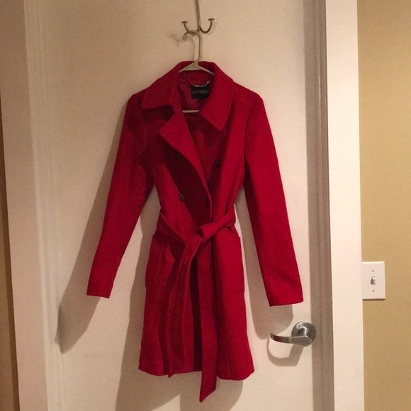 Express Jackets & Blazers - Red express coat